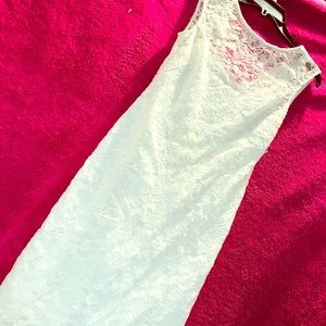 Calvin Klein Lace Fitted Dress